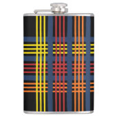 Meerkleurige Abstracte kolf Heupfles (Voorkant)