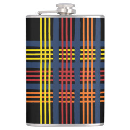 Meerkleurige Abstracte kolf Heupfles