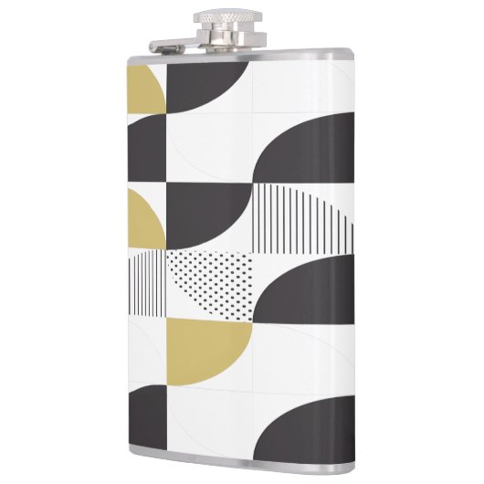 Meerkleurige Abstracte kolf Heupfles (Links)