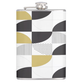 Meerkleurige Abstracte kolf Heupfles