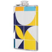 Meerkleurige Abstracte kolf Heupfles (Links)