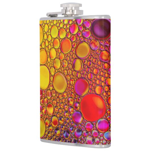 Meerkleurige Abstracte kolf Heupfles (Links)