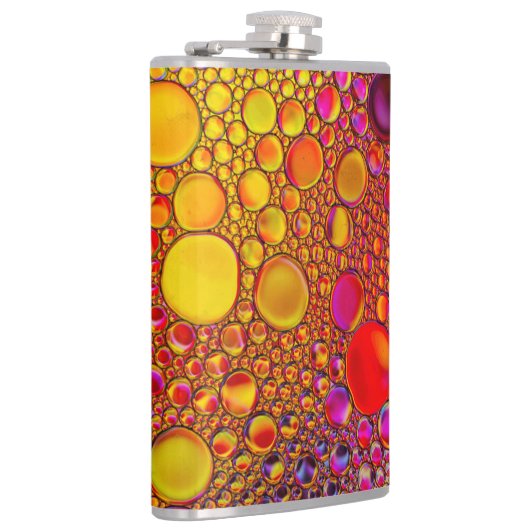 Meerkleurige Abstracte kolf Heupfles (Rechts)