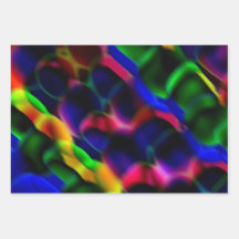 Meerkleurige Abstracte papierverlooppapierset