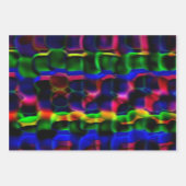 Meerkleurige Abstracte papierverlooppapierset Inpakpapier Vel (Voorkant)