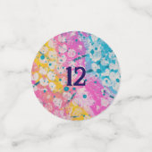 Meerkleurige Abstracte print Confetti (Kleine voorkant)