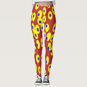 Meerkleurige abstracte "Ratti_Creative_Arts" Leggi Leggings