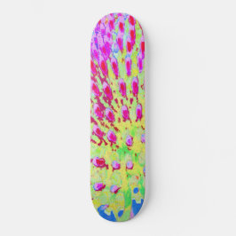 Meerkleurige Abstracte regenboogkloonventilator Persoonlijk Skateboard