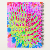 Meerkleurige Abstracte regenboogkloonventilator Planner (Achterkant)