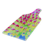 Meerkleurige Abstracte regenboogkloonventilator Snijplank (Hoek)