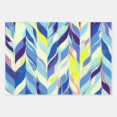 Meerkleurige Abstracte strepen Inpakpapier Vel (Voorkant)