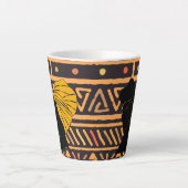 Meerkleurige African Print Mok (Voorkant)