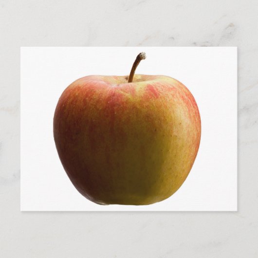 Meerkleurige appel. briefkaart (Voorkant)