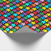 Meerkleurige appels cadeaupapier (Hoek)