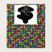 Meerkleurige appels kaart (Buitenkant ongevouwen)