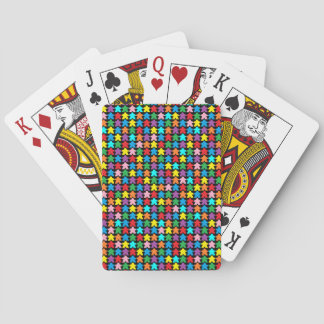 Meerkleurige appels pokerkaarten
