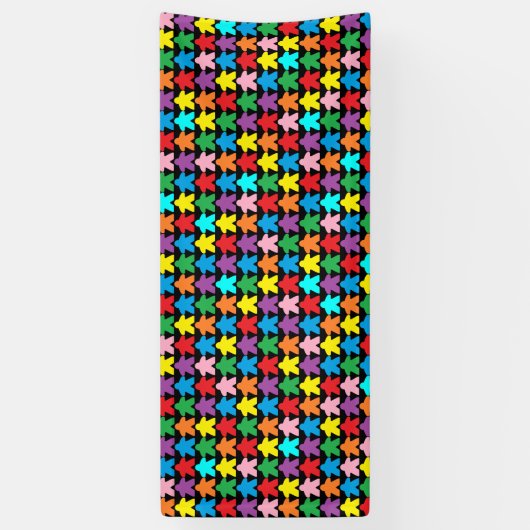 Meerkleurige appels spandoek (Verticaal)