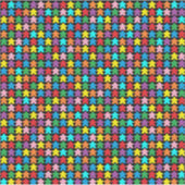 Meerkleurige appels sticker (Voorkant)