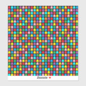 Meerkleurige appels sticker (Vel)