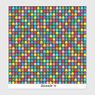 Meerkleurige appels sticker