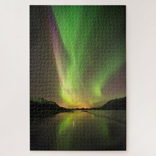 Meerkleurige Aurora Legpuzzel (Verticaal)