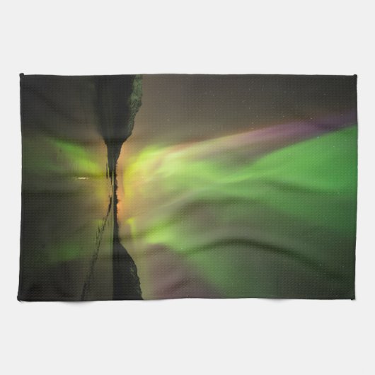 Meerkleurige Aurora Theedoek (Horizontaal)