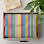 Meerkleurige band tissuepapier (Geschenk)