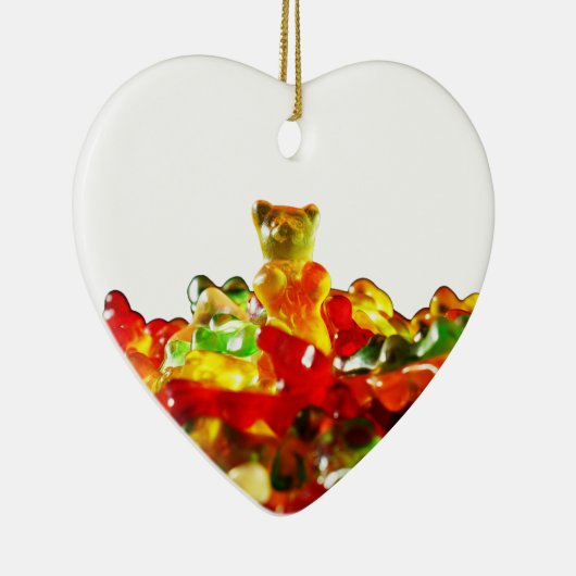 Meerkleurige Beren Keramisch Ornament (Rechts)