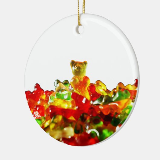 Meerkleurige Beren Keramisch Ornament (Links)