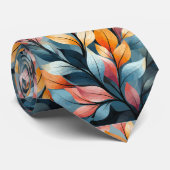 Meerkleurige bladeren Thunder_Cove Stropdas (Opgerold)