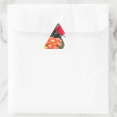 Meerkleurige bloemen sticker (Tas)