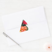 Meerkleurige bloemen sticker (Envelop)