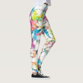 Meerkleurige bloemige Leggings (zwevend) (Rechts)