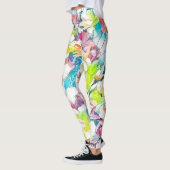 Meerkleurige bloemige Leggings (zwevend) (Links)
