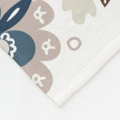 Meerkleurige boeketten: Hand getrokken Fleece Deken (Hoek)