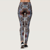 Meerkleurige Boho Fractal Art Pattern-Leggings Leggings (Achterkant)