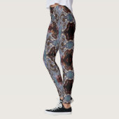 Meerkleurige Boho Fractal Art Pattern-Leggings Leggings (Links)