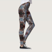 Meerkleurige Boho Fractal Art Pattern-Leggings Leggings (Rechts)