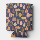 Meerkleurige Bomen: Midden herfst  Blikjeskoeler (Achterkant)