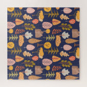 Meerkleurige Bomen: Midden herfst Legpuzzel (Horizontaal)
