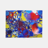 Meerkleurige bubbels fleece deken (Voorkant (Horizontaal))