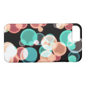 Meerkleurige bubbels op een zwarte achtergrond Case-Mate iPhone case (Achterkant (Horizontaal))
