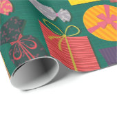 Meerkleurige Cadeaus Cadeaupapier (Rol Hoek)