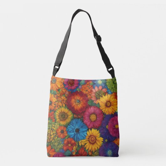 Meerkleurige Canvas tas – levendig en stijlvol (Achterkant)