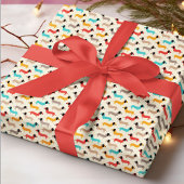 Meerkleurige Cartoon Cadeaupapier