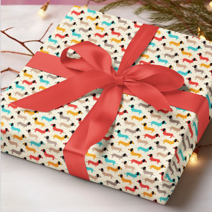 Meerkleurige Cartoon Cadeaupapier