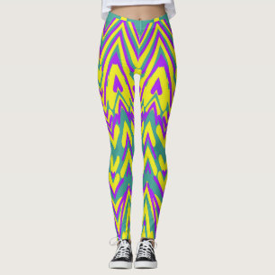Meerkleurige Chavron "Ratti_Creative_Arts" Legging