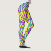 Meerkleurige Chavron "Ratti_Creative_Arts" Legging (Rechts)