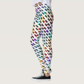 Meerkleurige Chevron Leggings (Links)