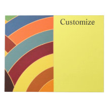 Meerkleurige chique moderne gebogen chevrons